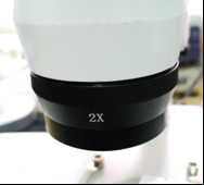 detalle motic objetivo smz168